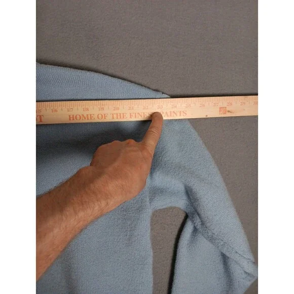 Aelfric Eden Men's Medium Blue Murder Goose Knit Pullover Sweater